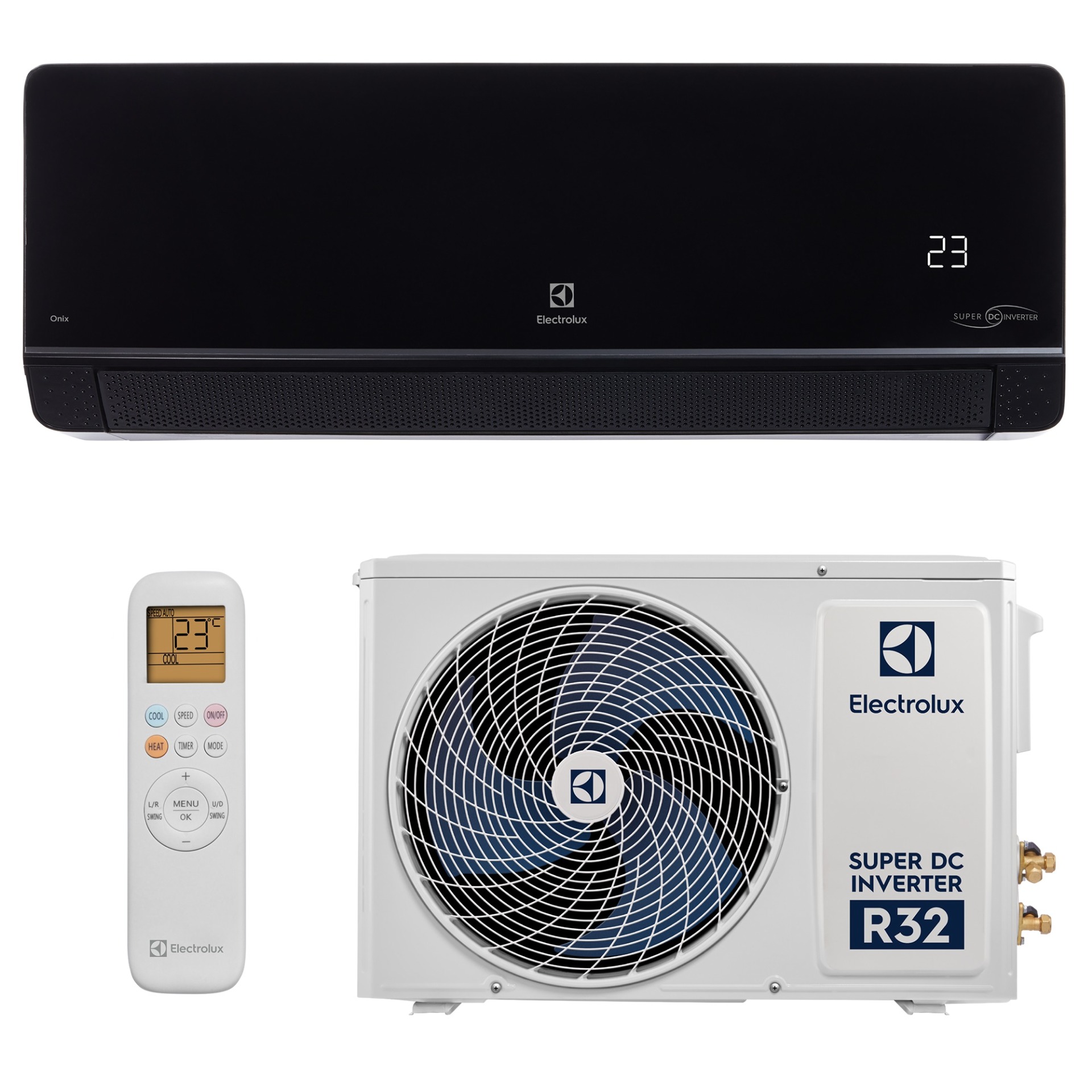 Electrolux EACS/I-24HIX-BLACK/N8 Onix Black Super DC Inverter 