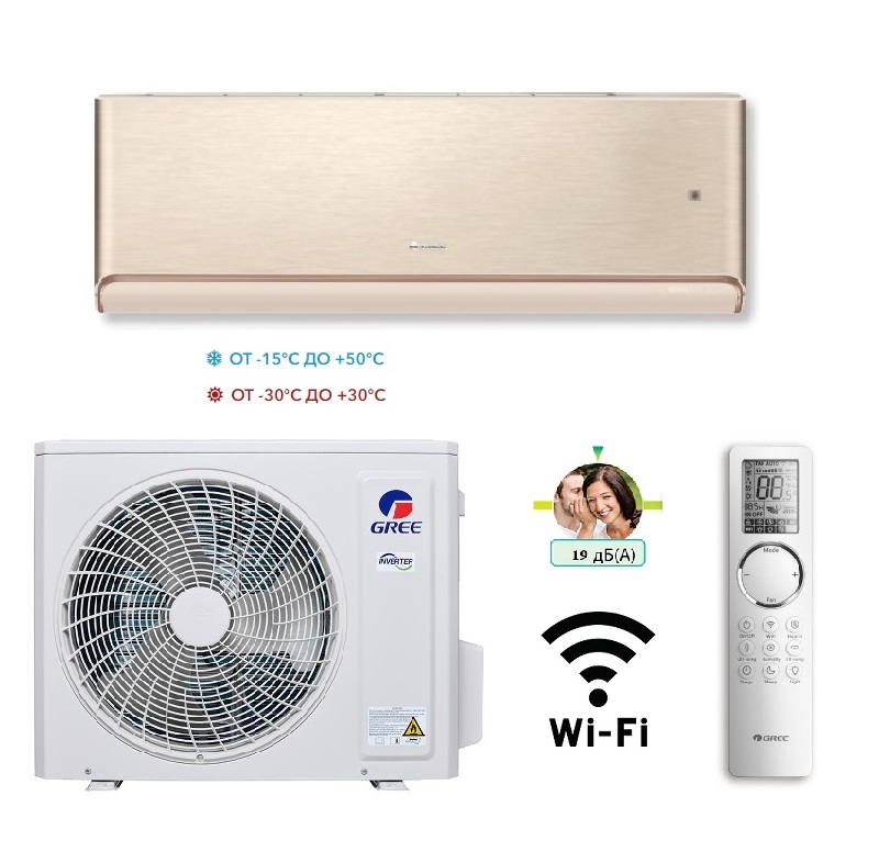 GREE GWH18AVDXE-K6DNA1A  AIRY Inverter Gold