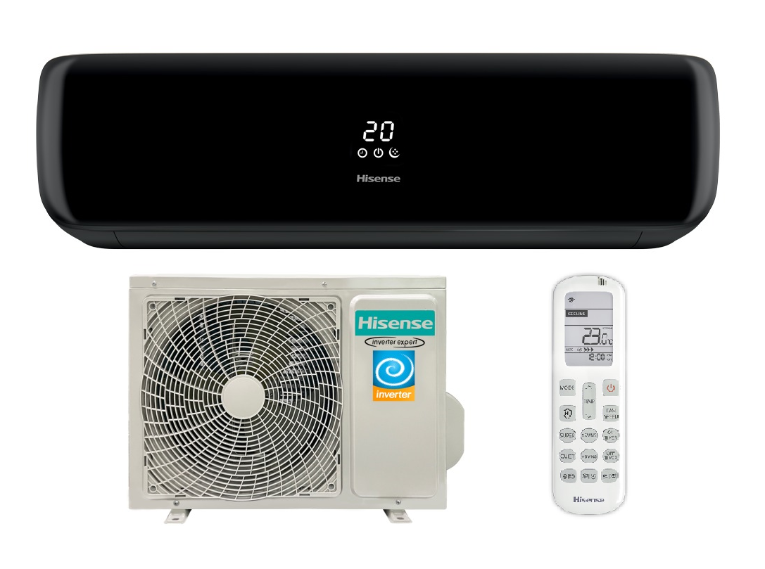 Hisence AS-10UW4RVETG01(B) BLACK CRYSTAL SUPER DC Inverter 2025