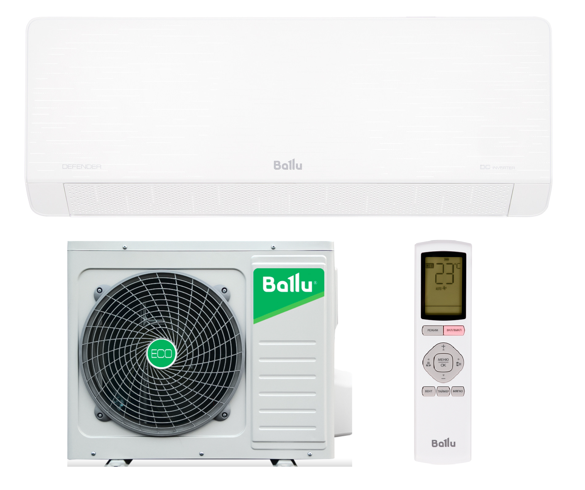 BALLU BSHI-12HN8 Defender ERP DC Inverter